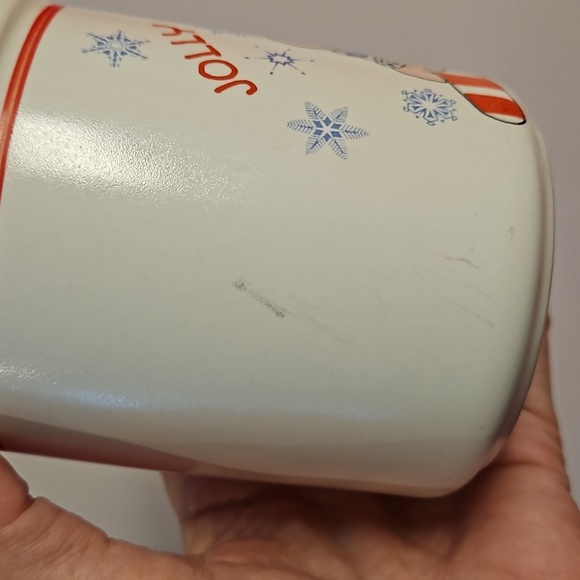 ZIGGY 'Jolly Holiday' by Tom Wilson Holiday Christmas snowflakes mug hot cocoa - Picture 3 of 10